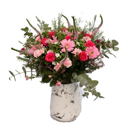 זר אהבה ורודה