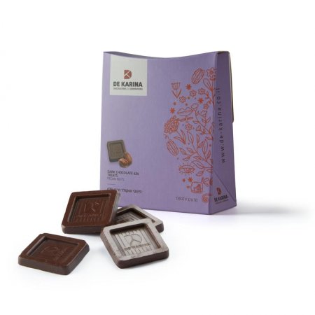 מאניה סגול – ריבועי שוקולד מריר ופקאן