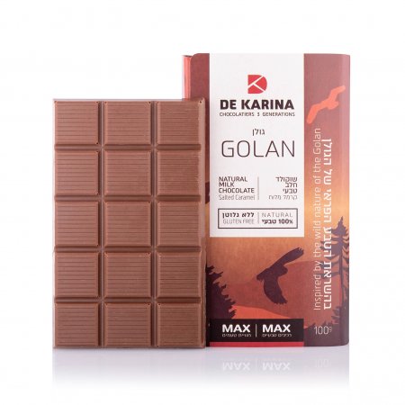 טבלת שוקולד חלב קרמל מלוח