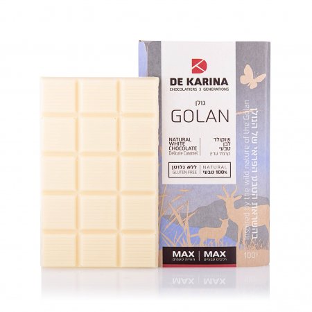 טבלת שוקולד לבן קרמל עדין